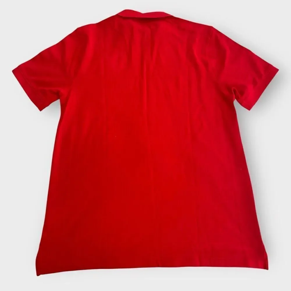 Nike Tiger Woods TW Fist Pump Golf Polo Red Masters DC0347-657 Mens size M New